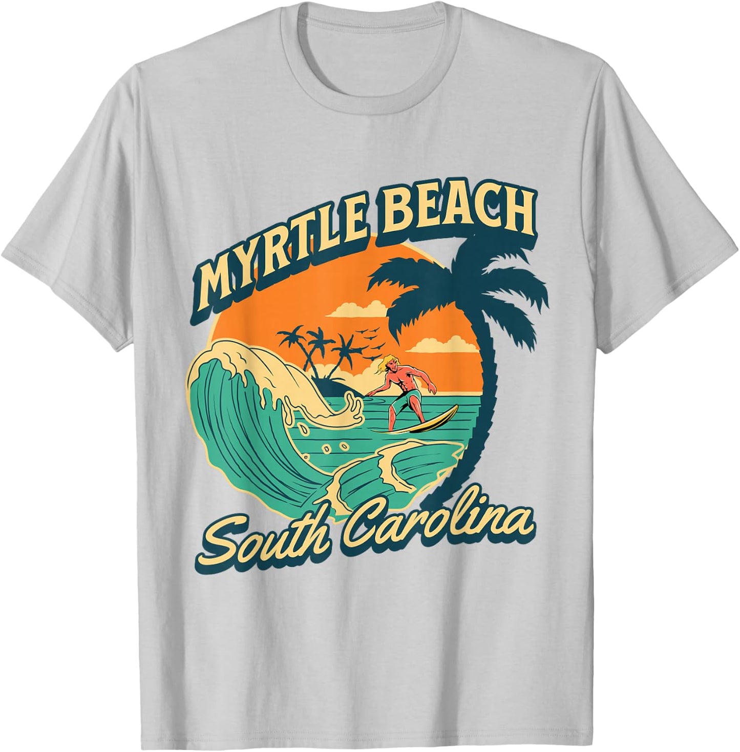 Myrtle Beach T-Shirt - T-Shirt | Ash