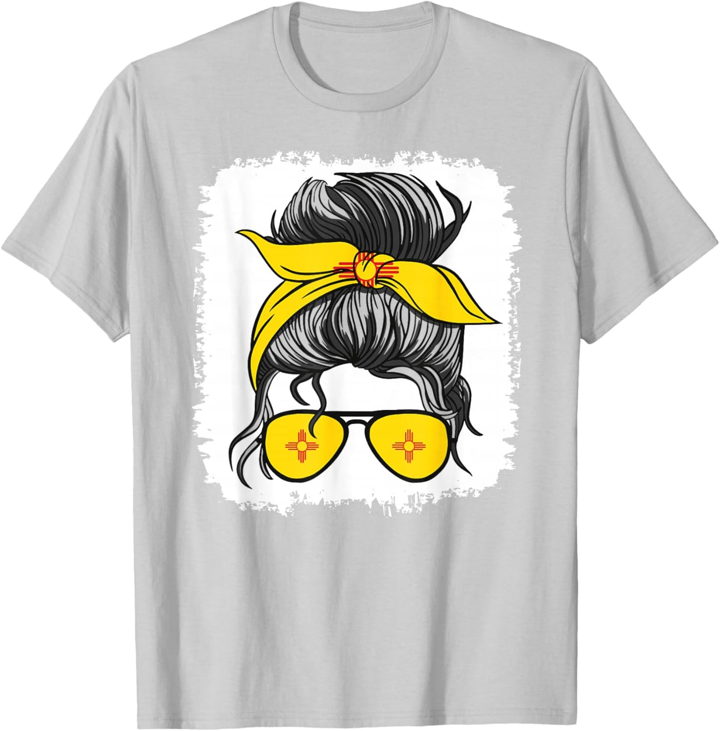 New Mexico Girl USA New Mexico Mom T-Shirt - T-Shirt | Ash