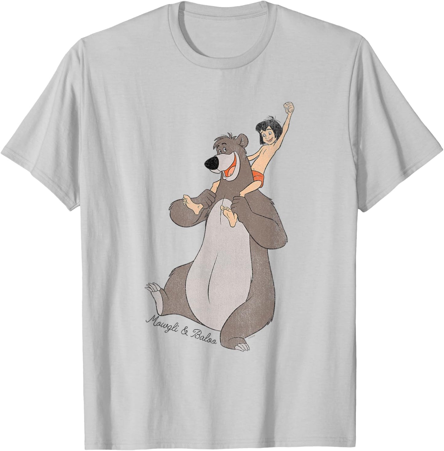 Jungle Book Mowgli And Baloo , white T-Shirt - T-Shirt | Ash