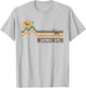 Wisconsin - Vintage Men Women 70s 80s Graphic Cool Nature T-Shirt - T-Shirt | Ash