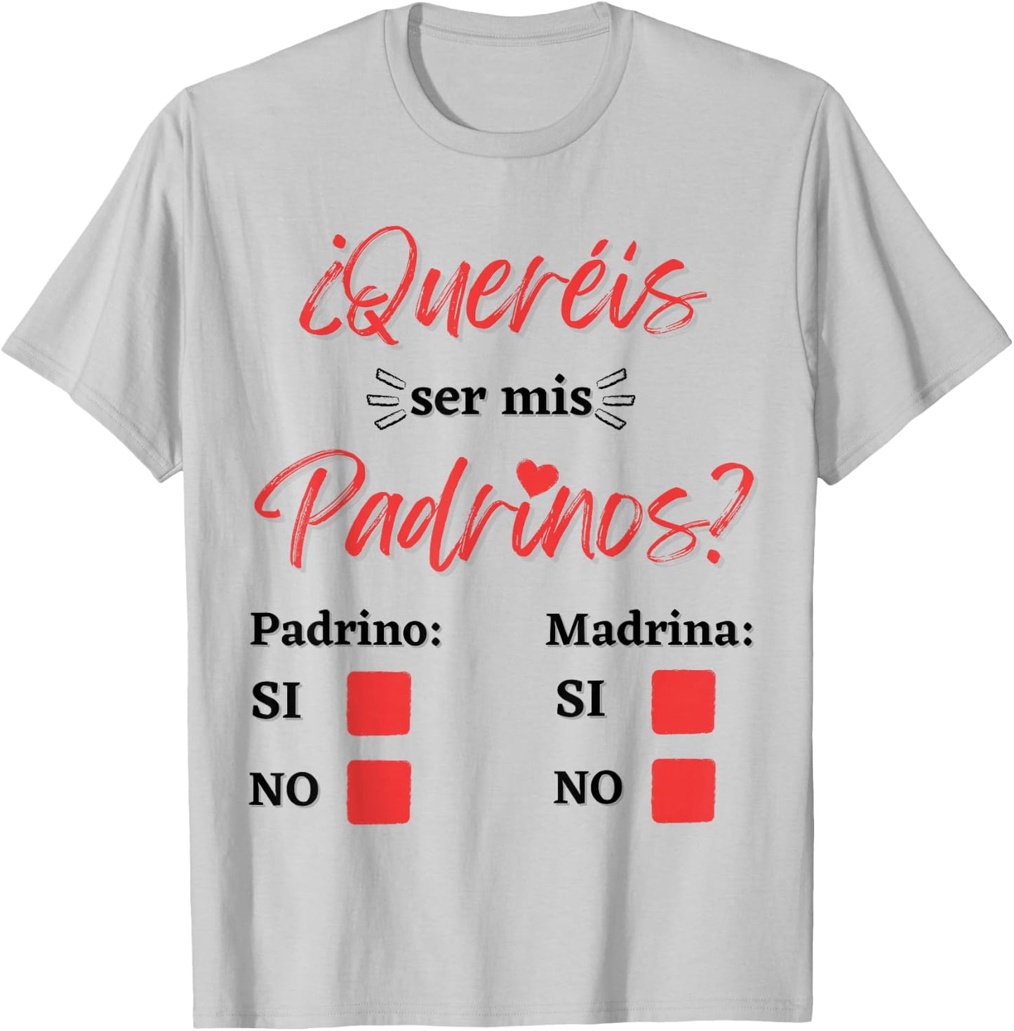 Want to be my Godparents and Godmothers T-Shirt - T-Shirt | Ash