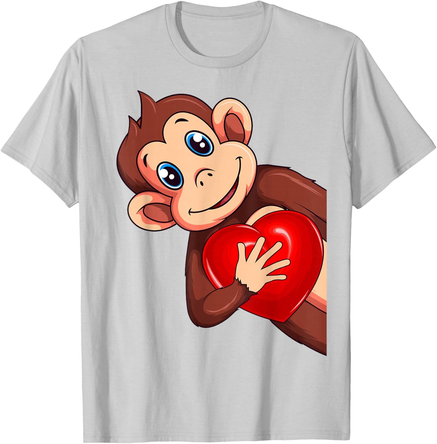 Affen Äffchen Mädchen Kinder Damen T-Shirt - T-Shirt | Ash