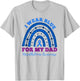 I Wear Blue for My Dad Rainbow Mesothelioma Awareness T-Shirt - T-Shirt | Ash