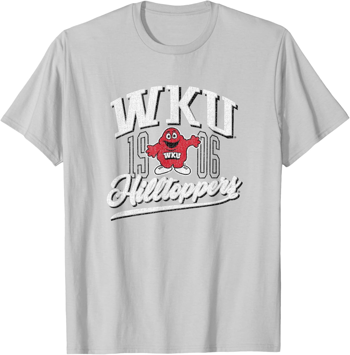 Western Kentucky University Hilltoppers Vintage Script T-Shirt - T-Shirt | Ash