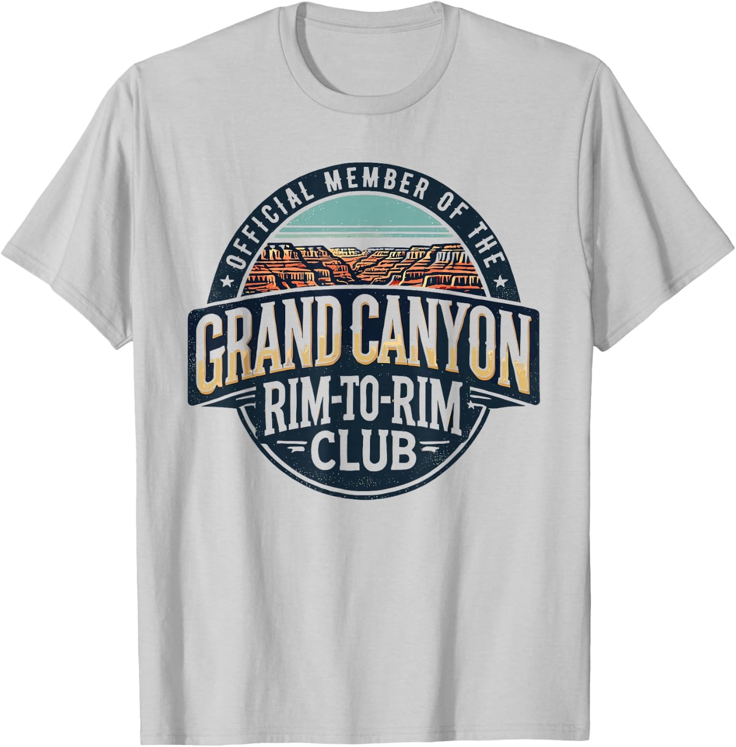 Official Member of the Grand Canyon Rim-to-Rim Club T-Shirt - T-Shirt | Ash