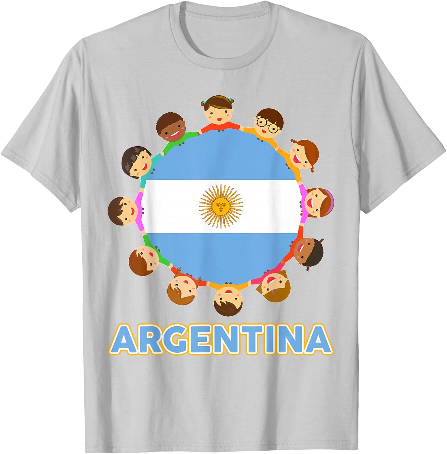 Kids Argentina-Shirt Flag Argentinian Toddler Boys Men Women T-Shirt - T-Shirt | Ash