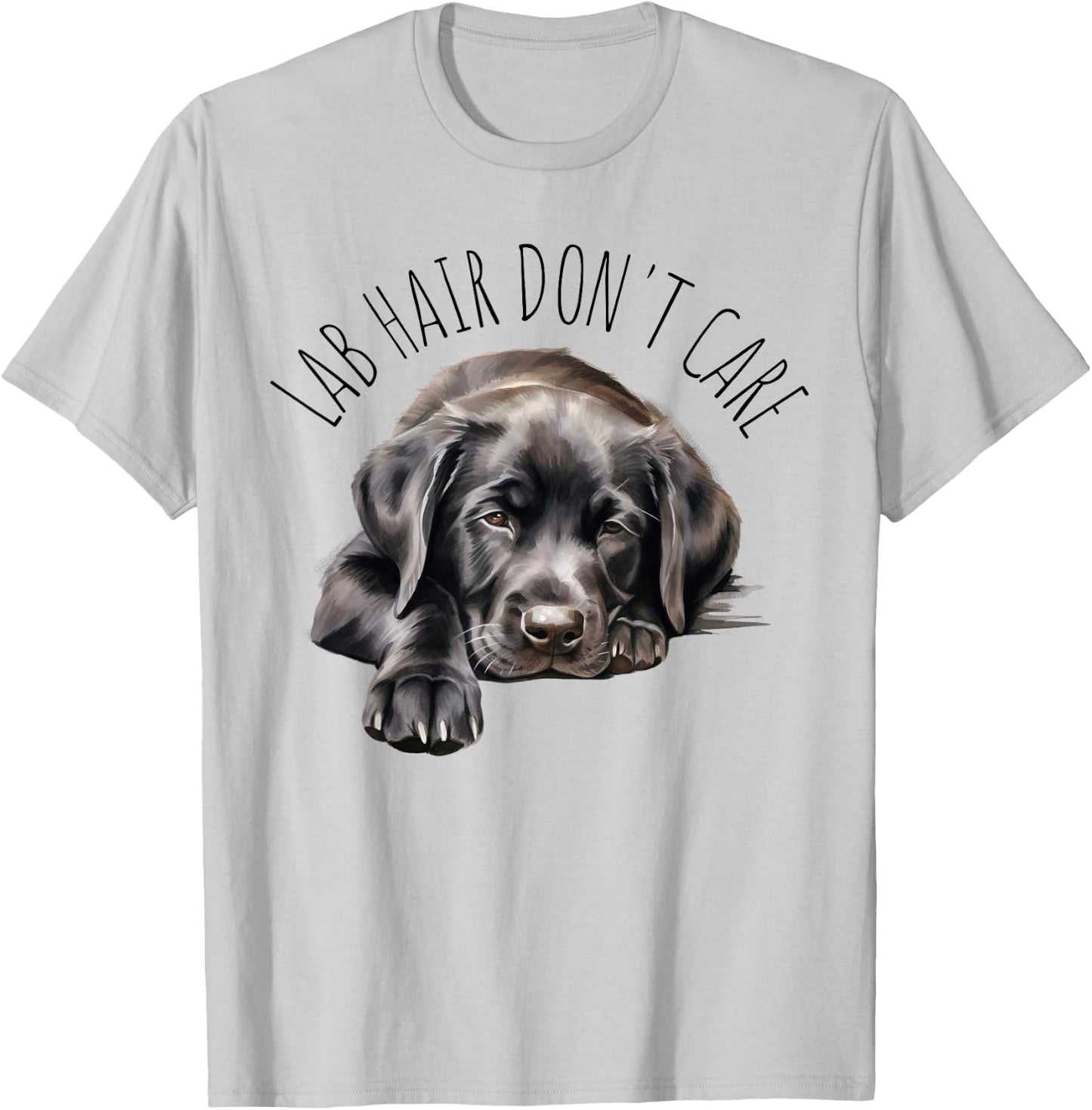Funny Labrador Dog Owner T-Shirt - T-Shirt | Ash