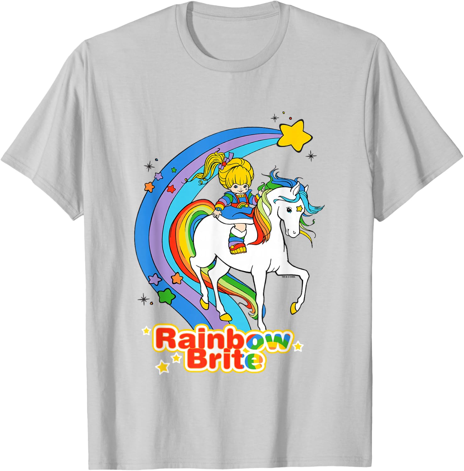 Rainbow Brite & Starlite Best Friends Forever T-Shirt - T-Shirt | Ash