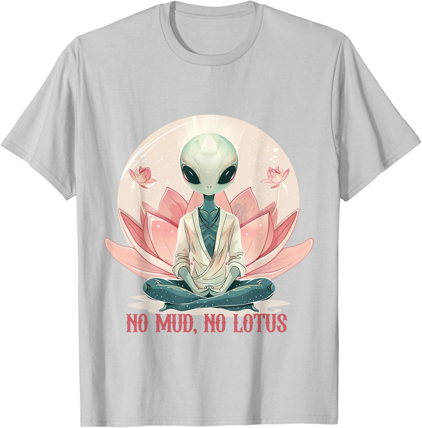 Awesome Alien Yoga – The Gift Yoga Lovers T-Shirt - T-Shirt | Ash