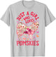 Pomsky Just A Girl Who Loves Pomskies Dog Flower Cute Floral T-Shirt - T-Shirt | Ash