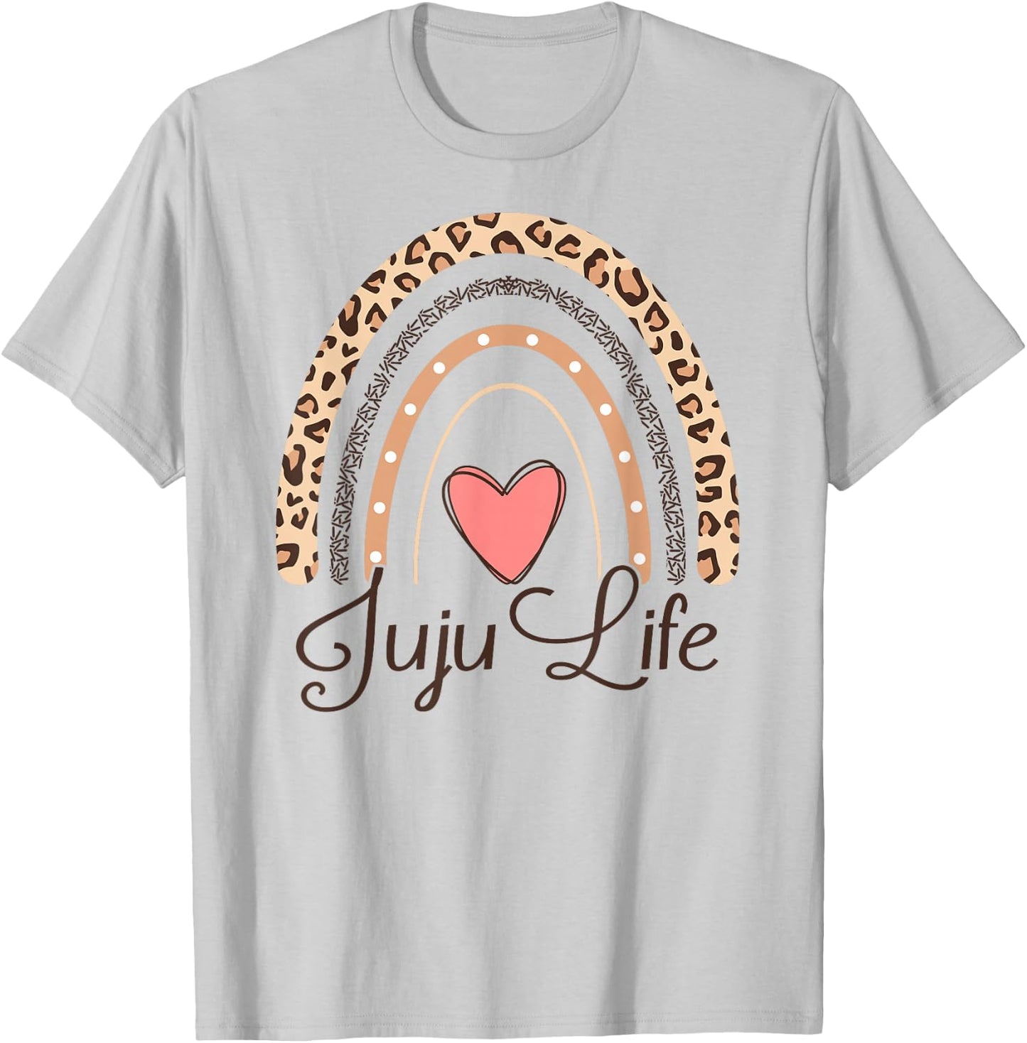 Juju Life Boho Rainbow Funny Grandma Juju T-Shirt - T-Shirt | Ash