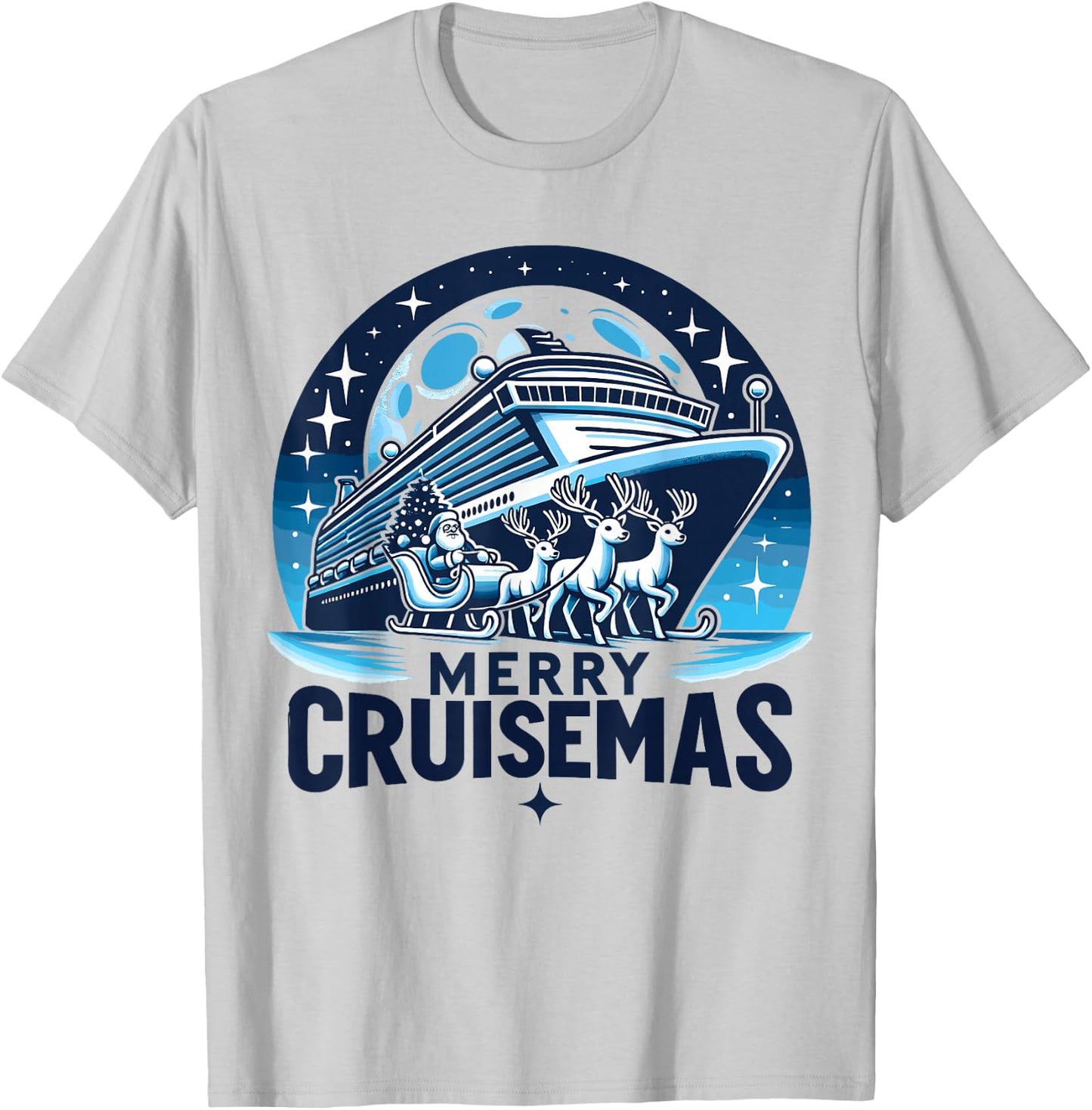 Merry Cruisemas - Cruise Mas T-Shirt - T-Shirt | Ash