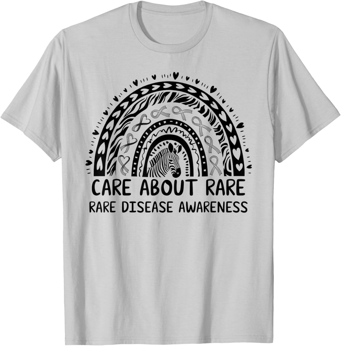 Rare Disease Day 2026 Shirt - Care Rare Disease Awareness T-Shirt - T-Shirt | Ash