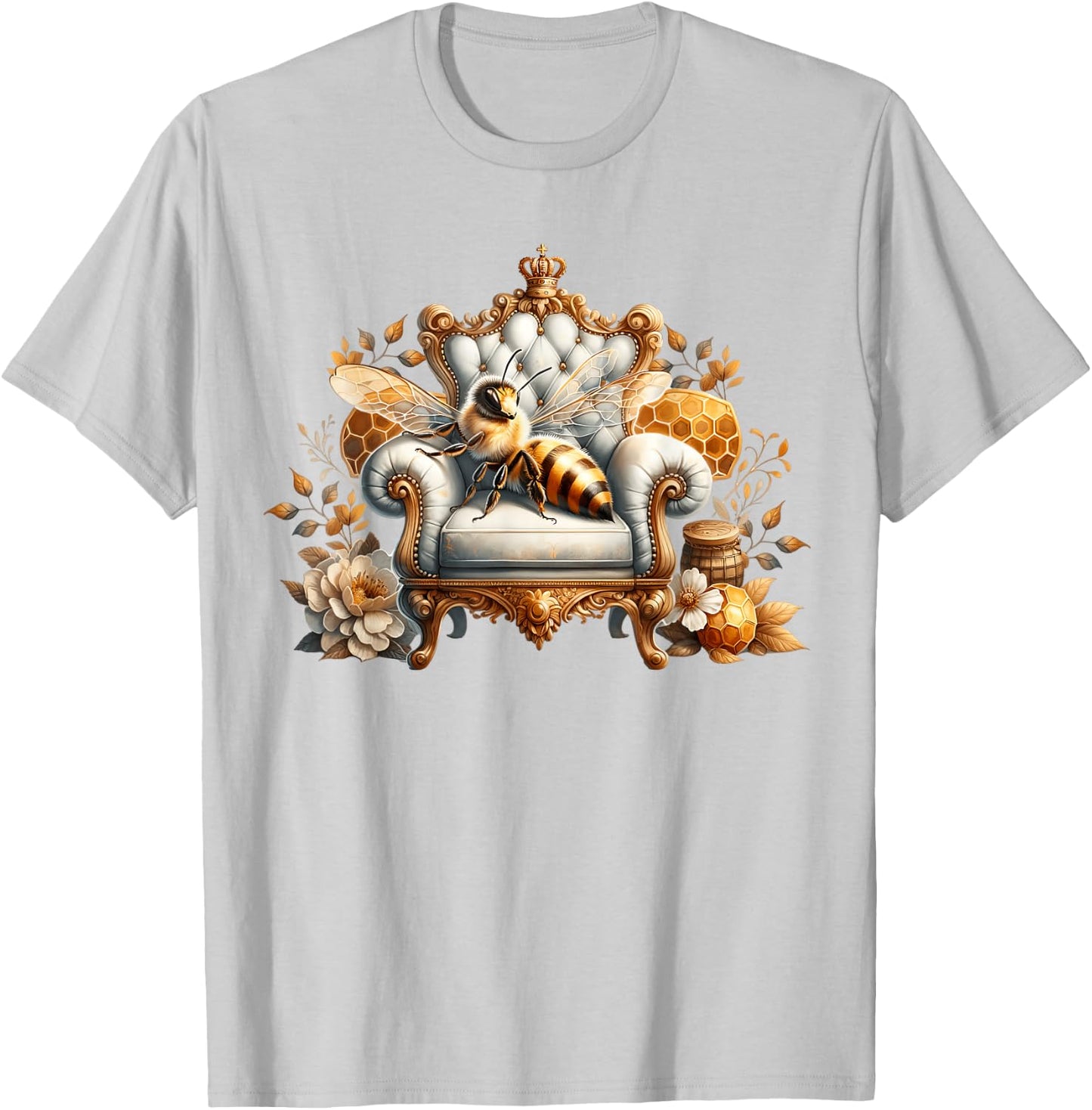 Yellow Bee Accessories Bee Keepers And Queen Bee T-Shirt - T-Shirt | Ash