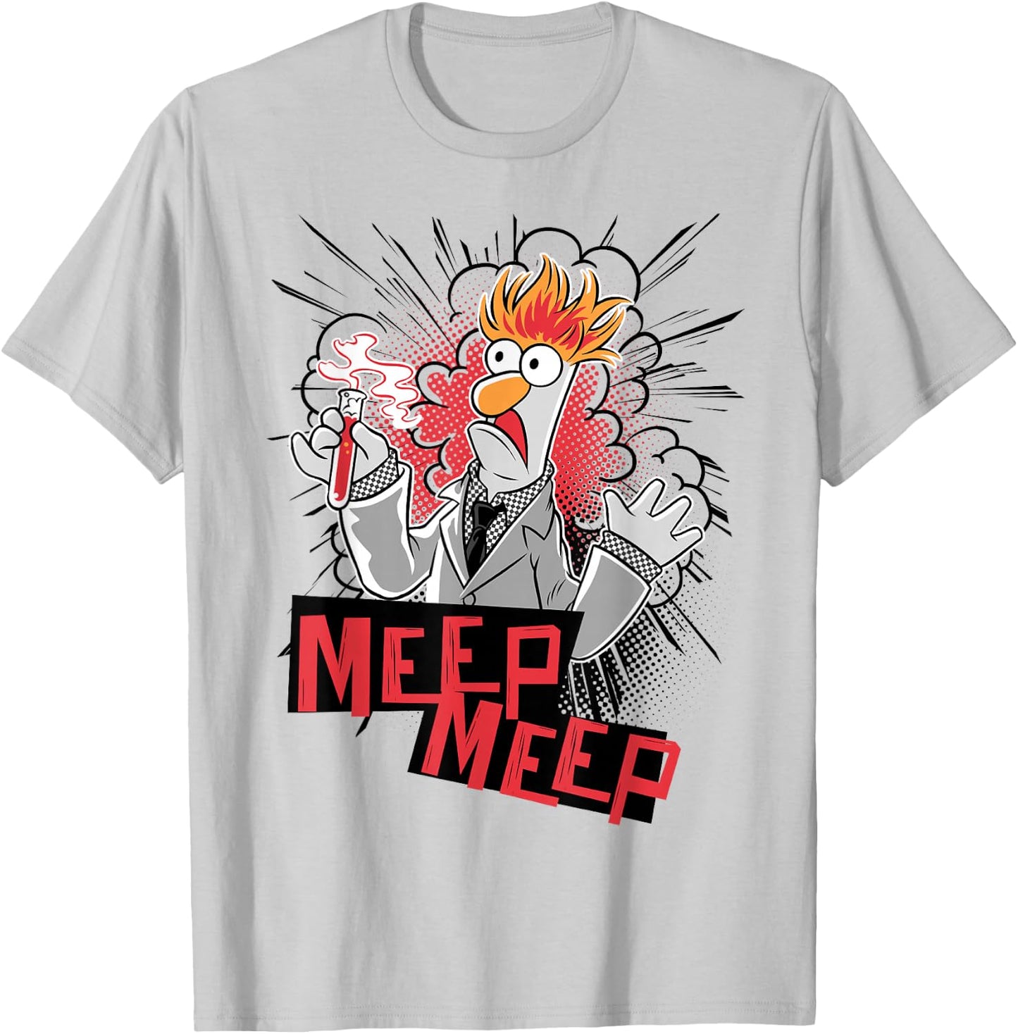 Disney The Muppets Beaker Meep Meep Small T-Shirt - T-Shirt | Ash