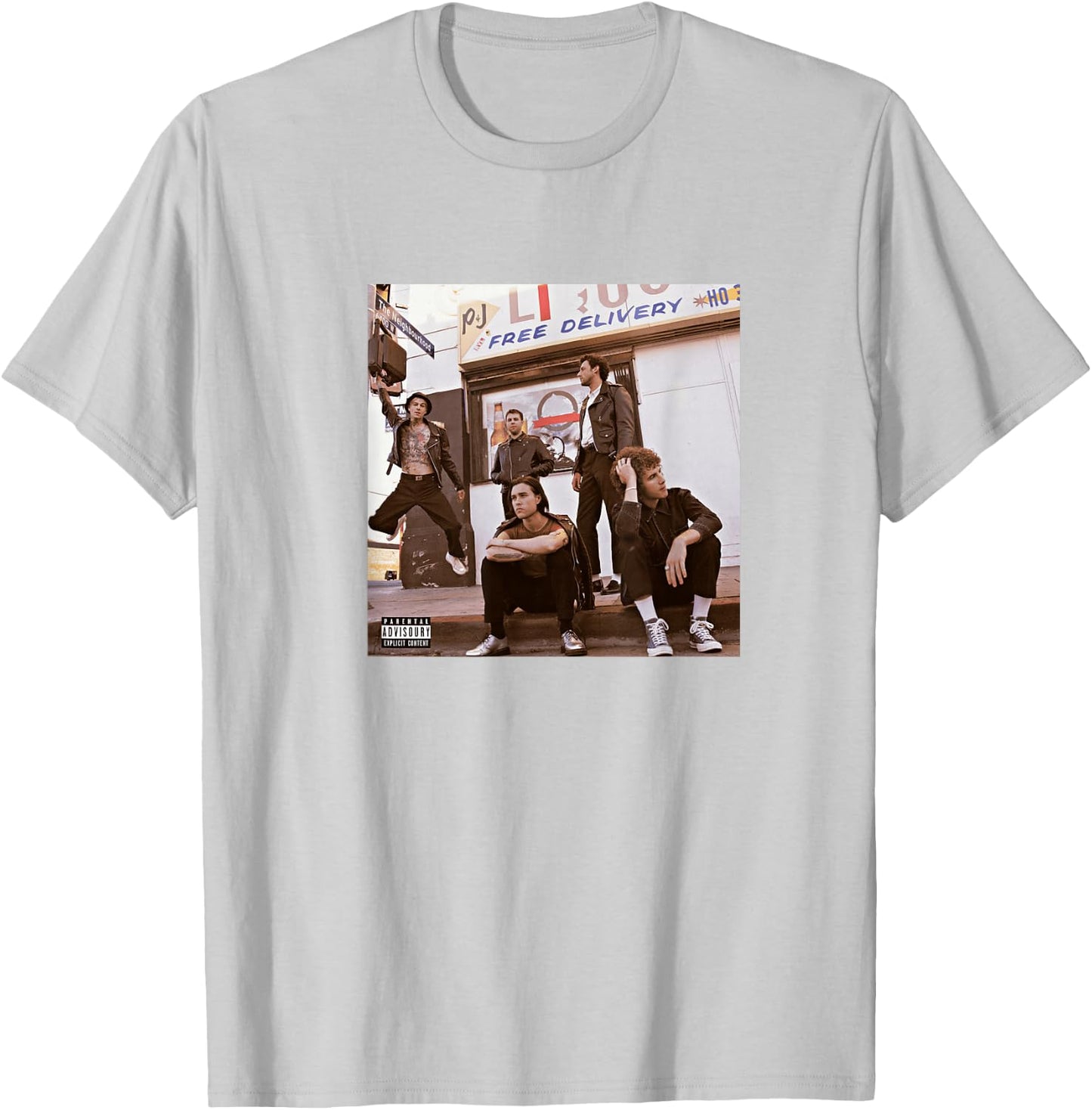The Neighbourhood Hard to Imagine Album Cover T-Shirt - T-Shirt | Ash