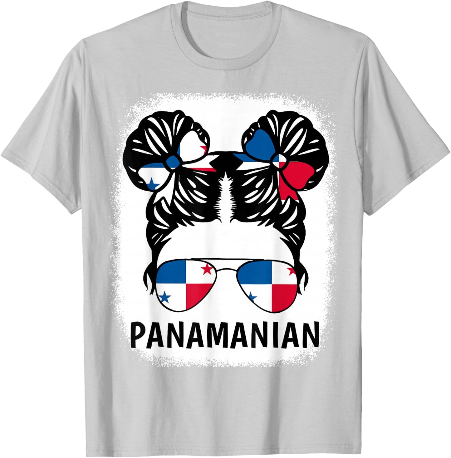 Panamanian Girl Panama Flag Hispanic Heritage Month Kids T-Shirt - T-Shirt | Ash