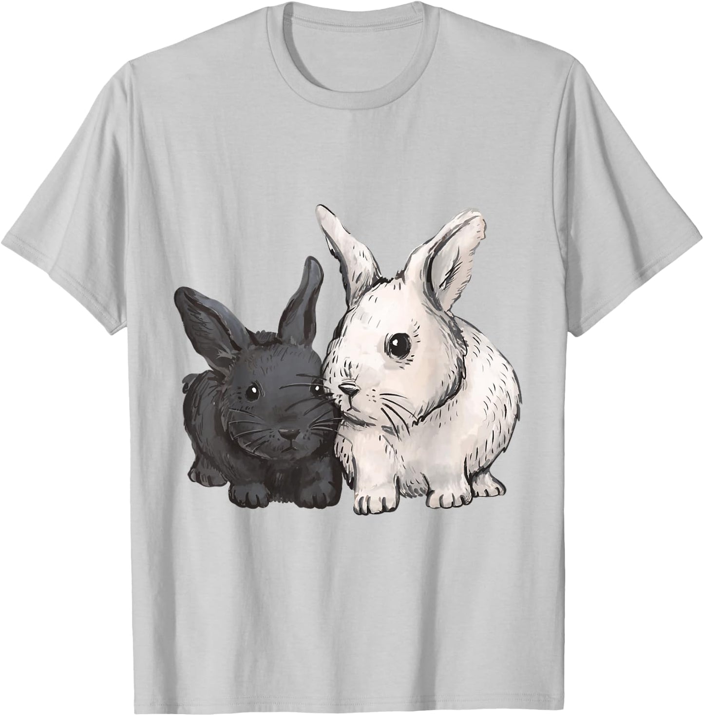 Hase Tierliebhaber Tier Druck Kaninchen Kinder T-Shirt - T-Shirt | Ash