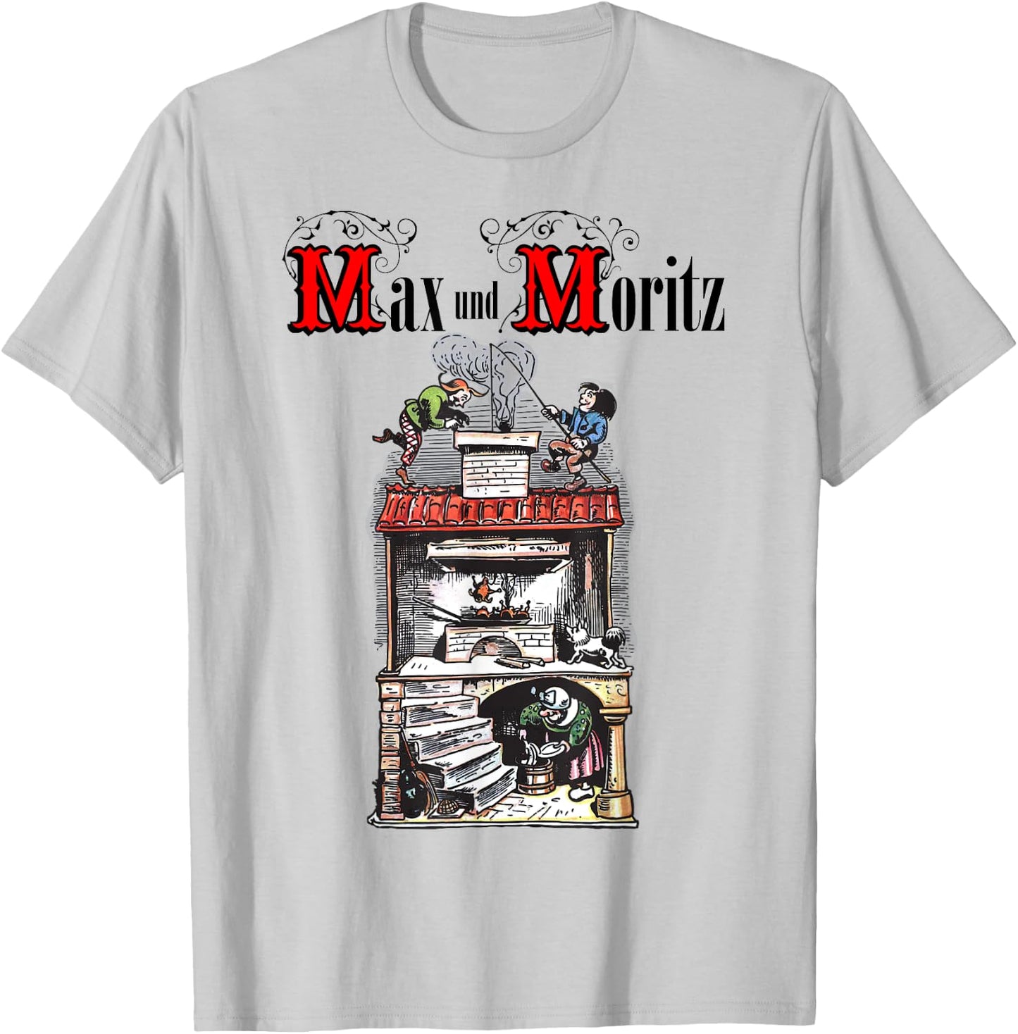 MAX und MORITZ T-Shirt - T-Shirt | Ash