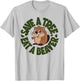 Funny Eat A Beaver Joke Save A Tree Design T-Shirt - T-Shirt | Ash