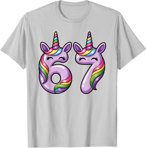 67 Six Seven 6 7 Meme Licorns Funny Boy Girl Kids