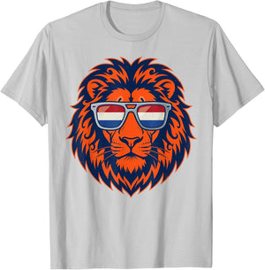 Nederland Lion in Dutch Flag Sunglasses, Orange Netherlands T-Shirt - T-Shirt | Ash