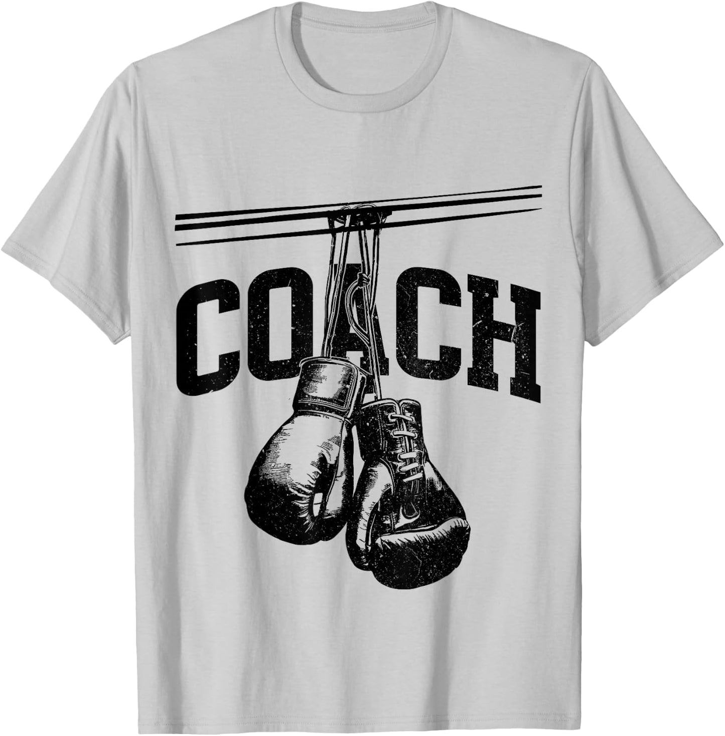 Boxing Coach, Kickboxing Muay Thai and Training MMA Gym , white, S T-Shirt - T-Shirt | Ash