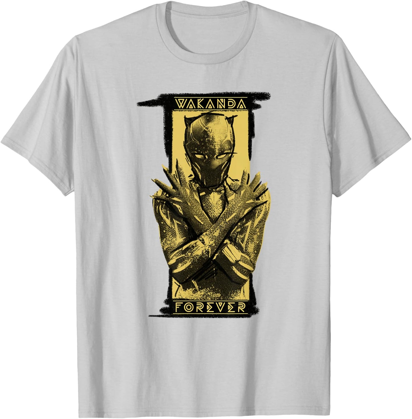 Marvel Black Panther: Wakanda Forever Shuri Salute Badge T-Shirt - T-Shirt | Ash