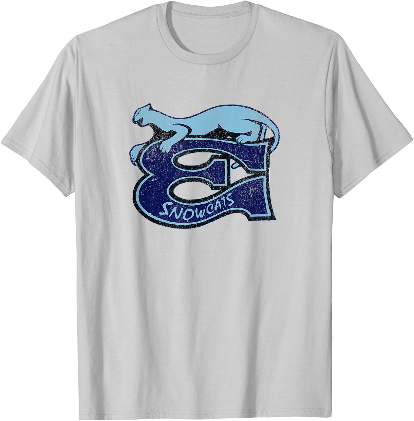 Retro Hockey Eugene Snowcats Équipe de hockey des années 90 T-Shirt - T-Shirt | Ash