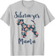 Mini Schnauzer Mama Shirt Women Schnauzer Mom Mother Day T-Shirt - T-Shirt | Ash