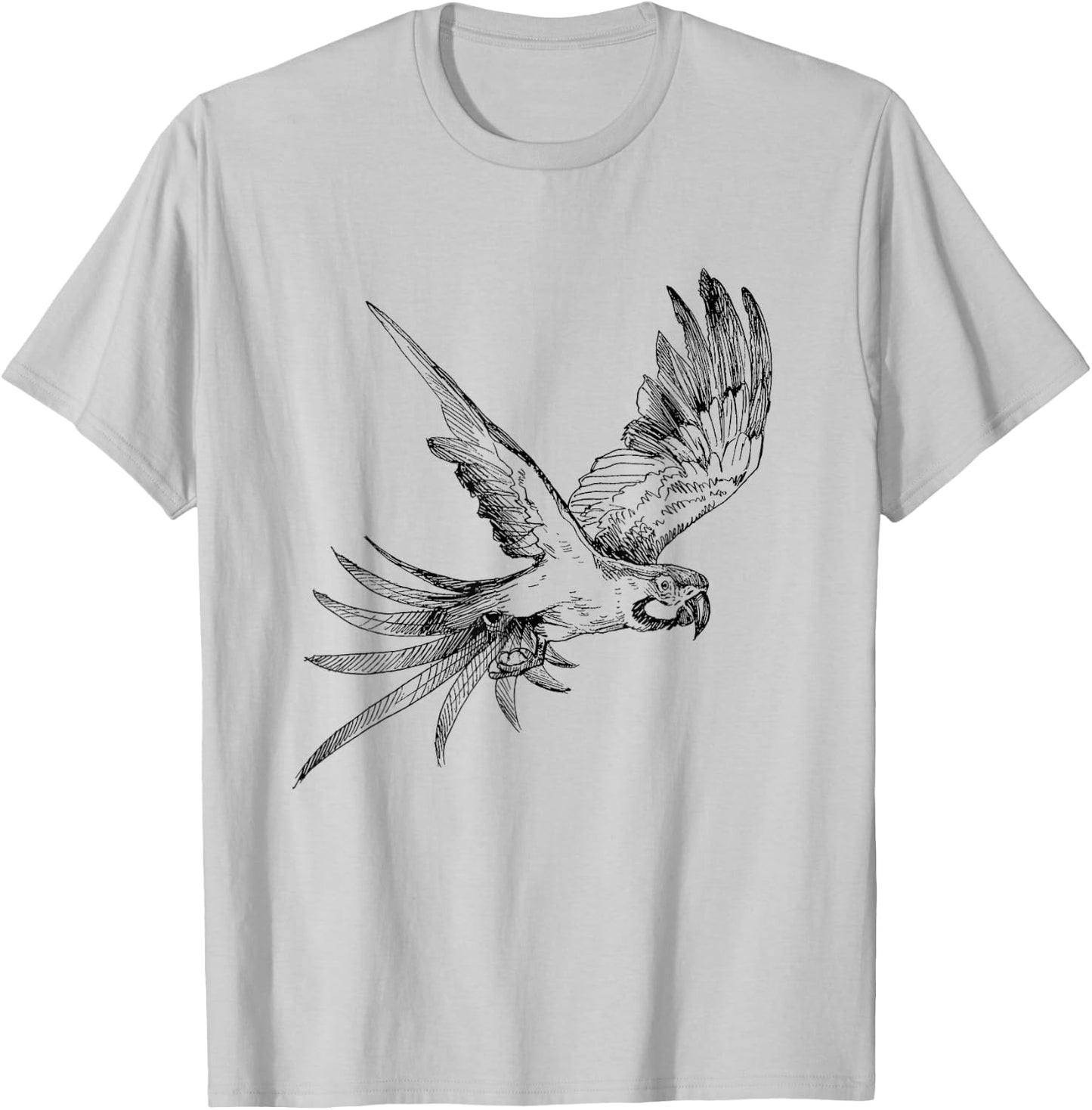 Funny Parrot kids Shirt Parrot Lover and girls T-Shirt - T-Shirt | Ash