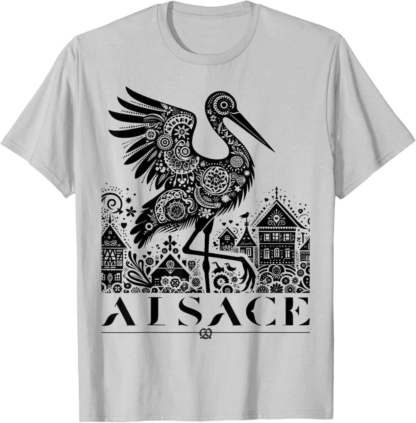 ALSACE , grey, S T-Shirt - T-Shirt | Ash