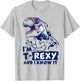 I'm T-rexy And I Know It T-Shirt - T-Shirt | Ash