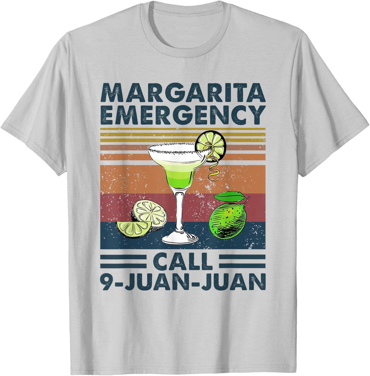 Margarita Emergency Calls 9 Juan Juan T-Shirt - T-Shirt | Ash