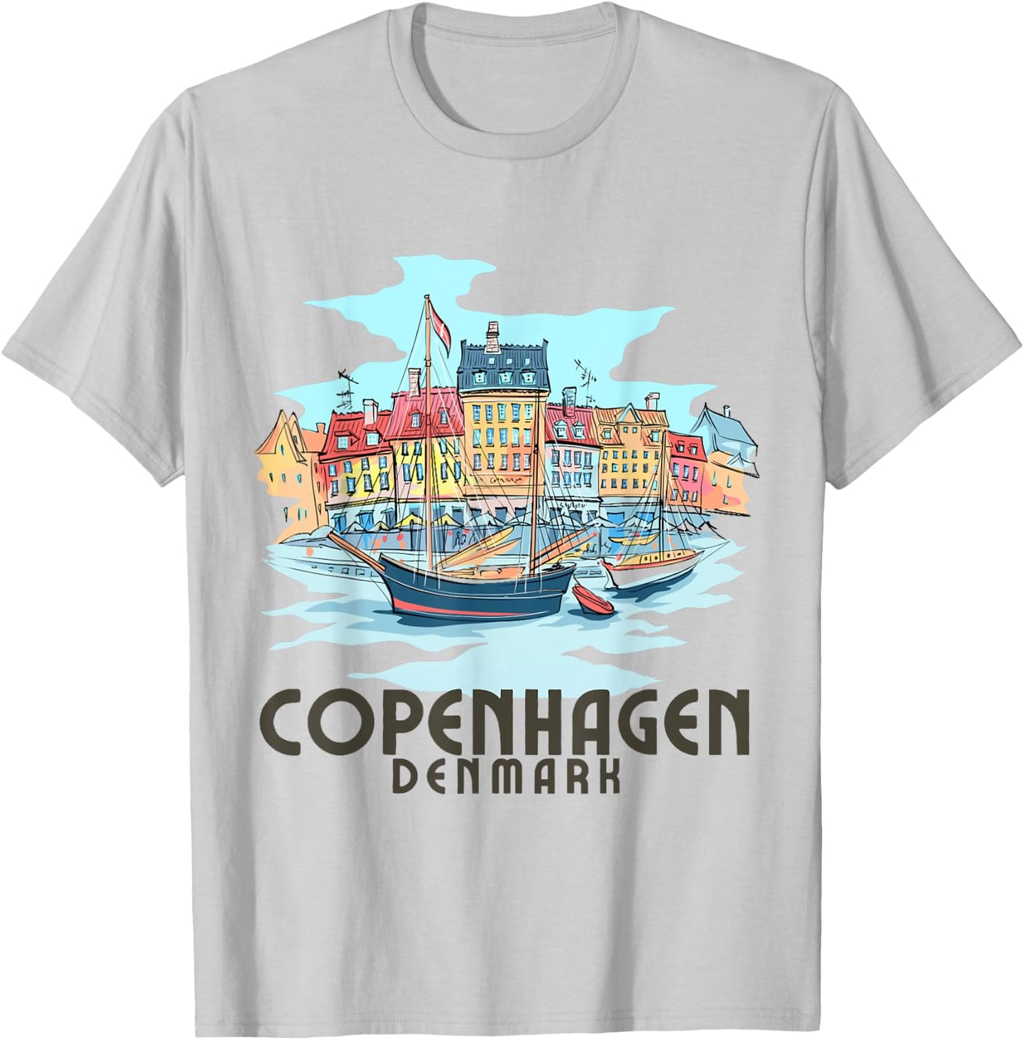 Copenhagen Denmark / Copenhagen T-Shirt - T-Shirt | Ash