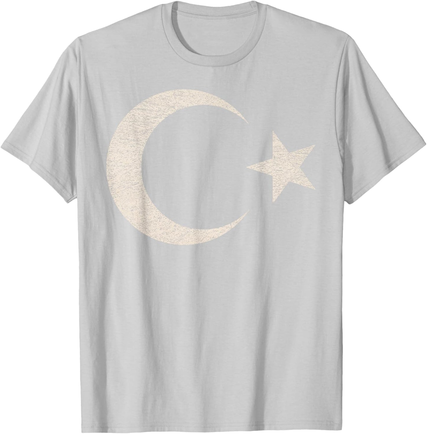 Vintage Turkish Flag Türkiye Türk Bayragi Turkey T-Shirt - T-Shirt | Ash