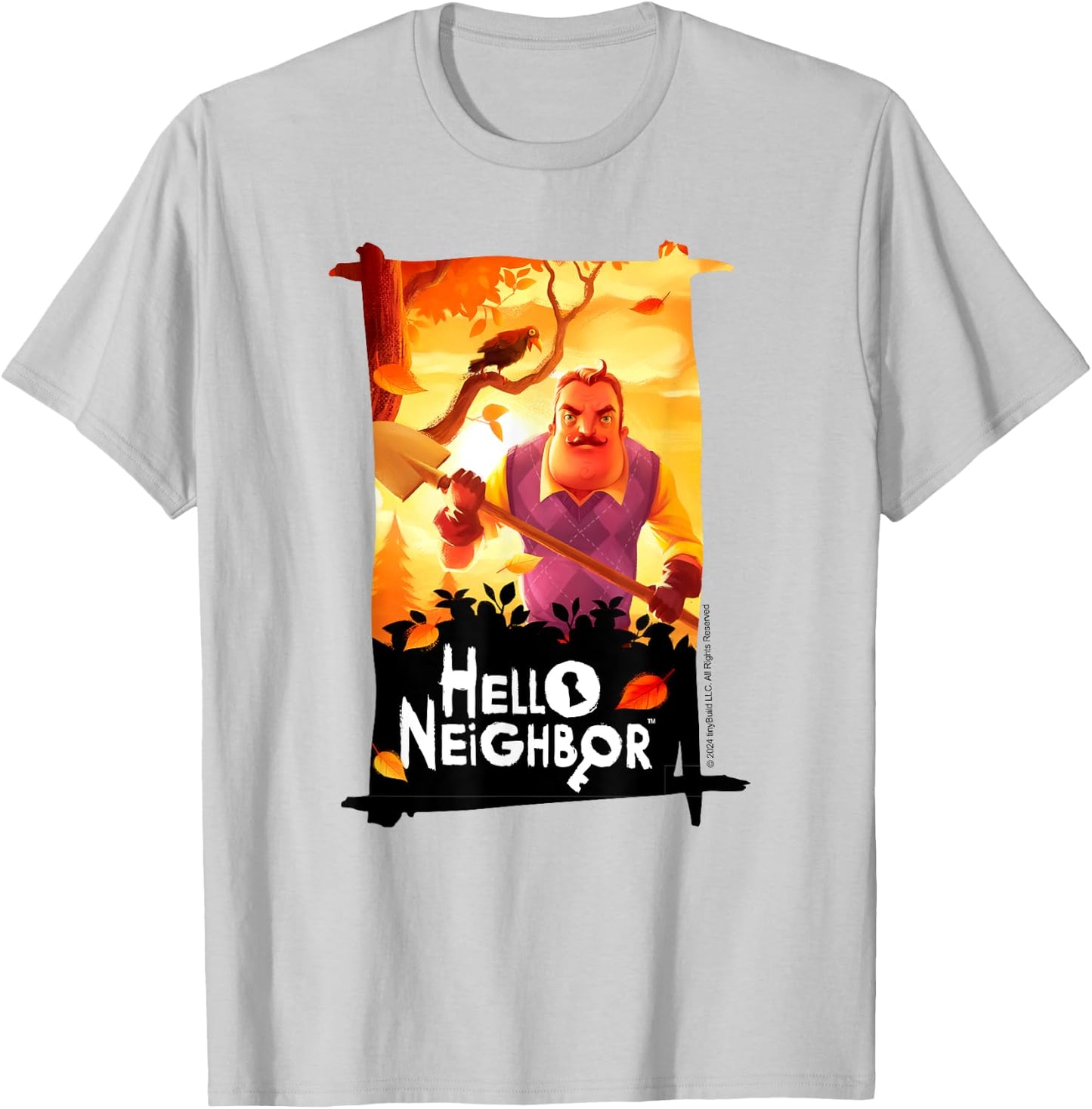 Hello Neighbor - Game Related Designs, Blue, S T-Shirt - T-Shirt | Ash