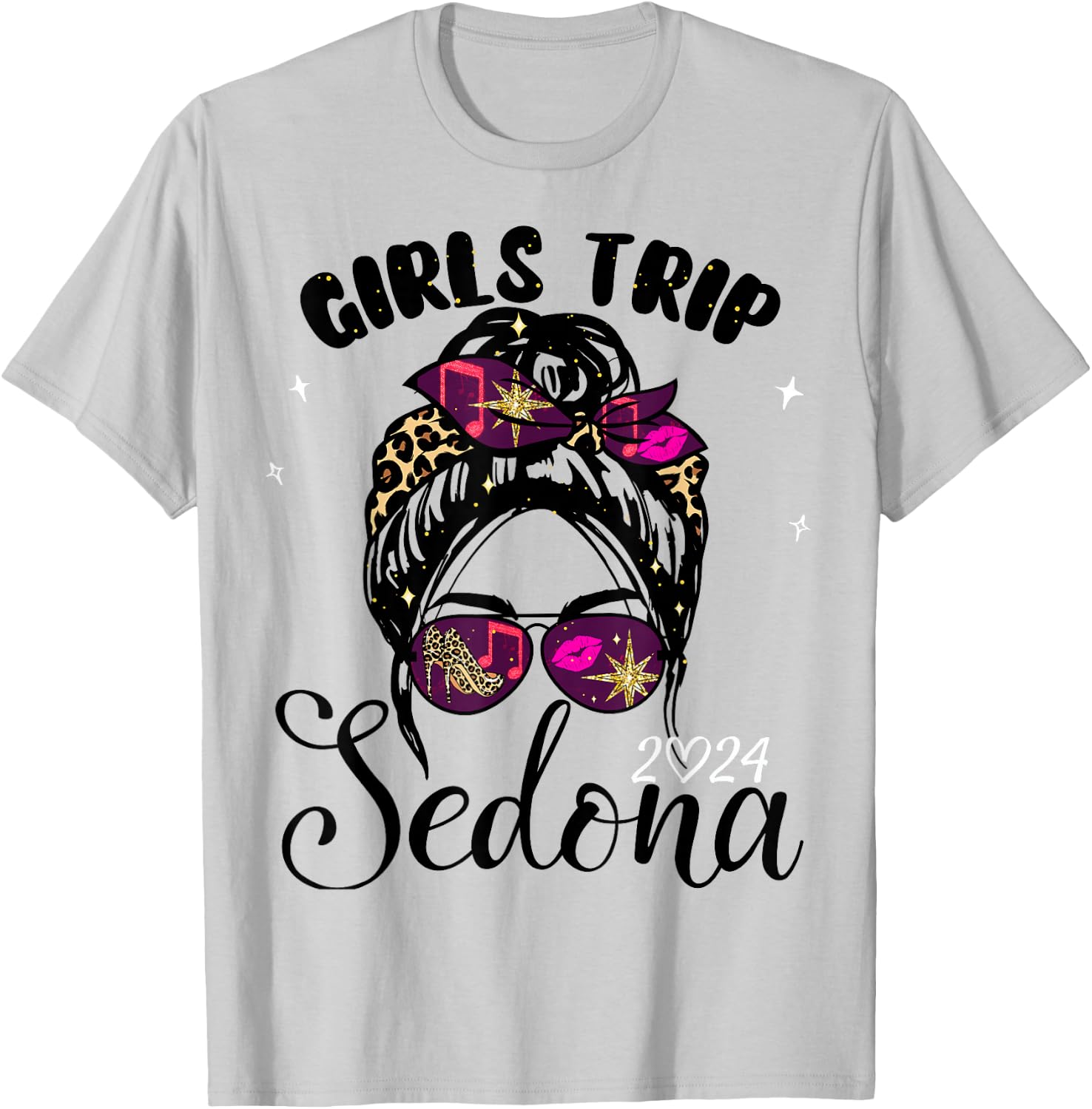 Girls Trip Sedona 2024 Shirts Weekend Birthday Squad T-Shirt - T-Shirt | Ash