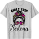 Girls Trip Sedona 2024 Shirts Weekend Birthday Squad T-Shirt - T-Shirt | Ash