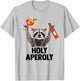 HOLY APEROLY X Raccoon Meme Racoon X Aperoli Pedro Spritz , White T-Shirt - T-Shirt | Ash