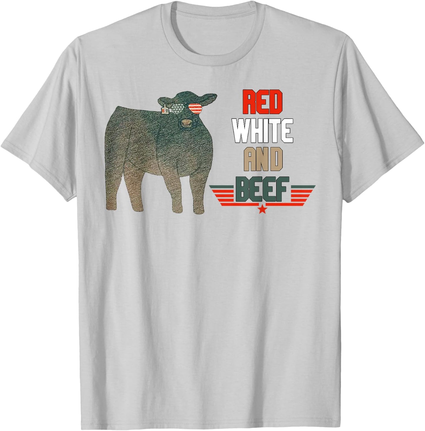 Red White And Beef T-Shirt - T-Shirt | Ash
