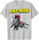 Marvel Avengers Ant-Man Riding Ants Portrait T-Shirt - T-Shirt | Ash