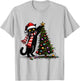 Cat Merry Christmas 2024 Woman Cat Man Cat 2024 Christmas Gift , white, S T-Shirt - T-Shirt | Ash