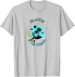 Islands in the stream with mermaid T-Shirt - T-Shirt | Ash