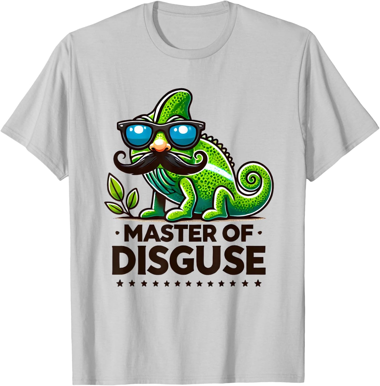Master Of Disguise Chameleon Funny Humor T-Shirt - T-Shirt | Ash