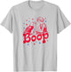 Boop Vintage Girl and Eagle Funny Patriotic Retro Art T-Shirt - T-Shirt | Ash