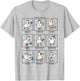 Funny Pickleball Chicken Cartoon Players Paddle Humor Art T-Shirt - T-Shirt | Ash
