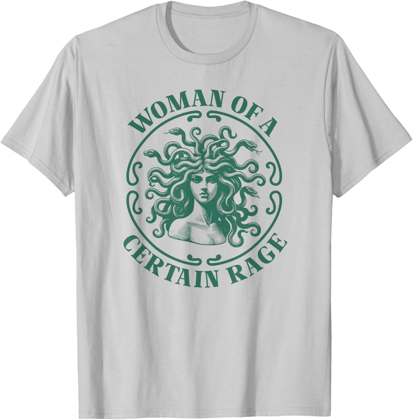 Die Frau Einer gewissen Wut Medusa T-Shirt - T-Shirt | Ash