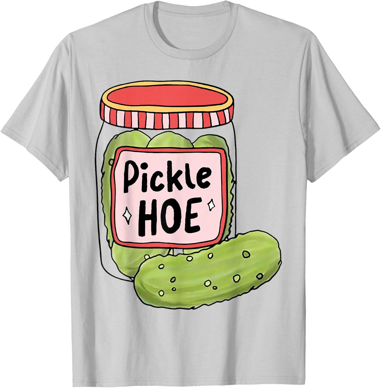 Pickle Hoe T-Shirt - T-Shirt | Ash