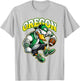 Graphic Oregons Last Name Proud Classic Arts Sports Apparel T-Shirt - T-Shirt | Ash